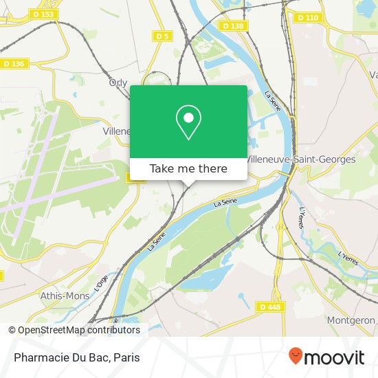 Pharmacie Du Bac map