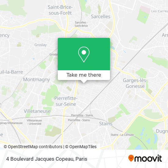 4 Boulevard Jacques Copeau map