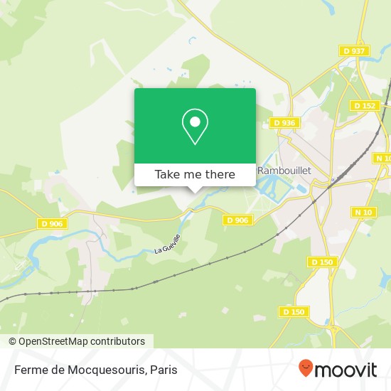 Mapa Ferme de Mocquesouris