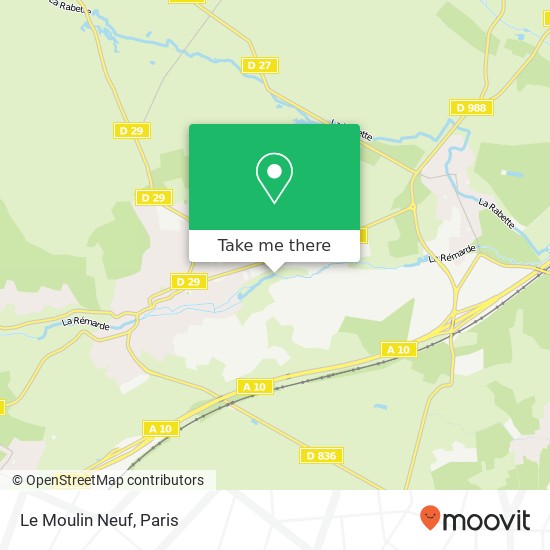 Mapa Le Moulin Neuf