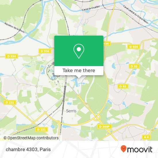 chambre 4303 map