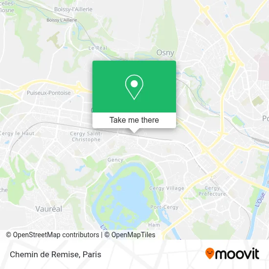 Chemin de Remise map