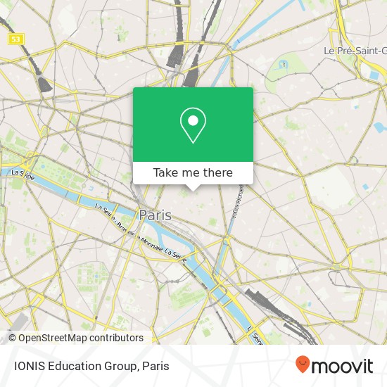 IONIS Education Group map