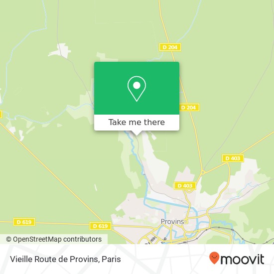 Vieille Route de Provins map