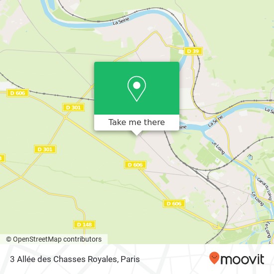 3 Allée des Chasses Royales map