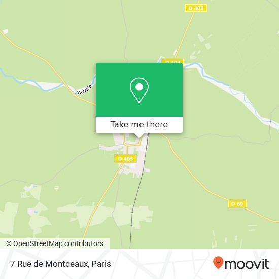 7 Rue de Montceaux map