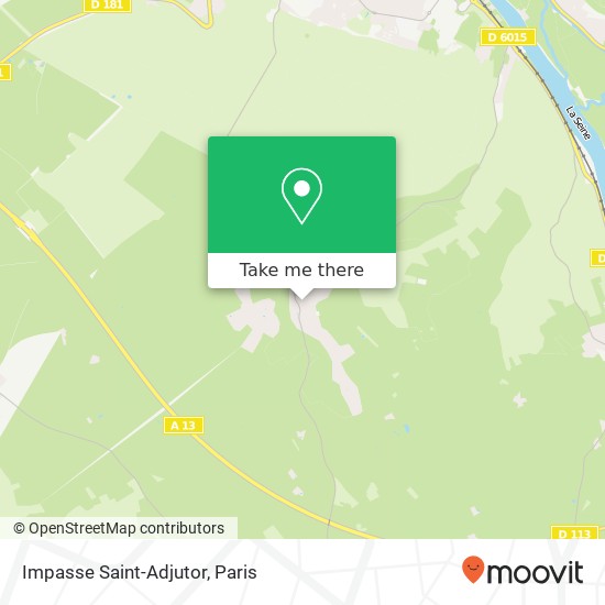 Impasse Saint-Adjutor map