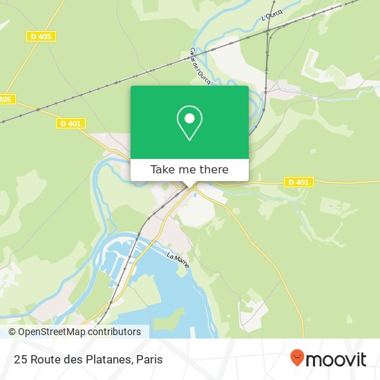 25 Route des Platanes map