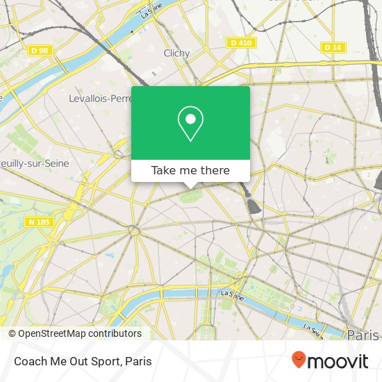 Coach Me Out Sport map