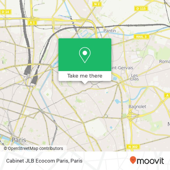 Mapa Cabinet JLB Ecocom Paris