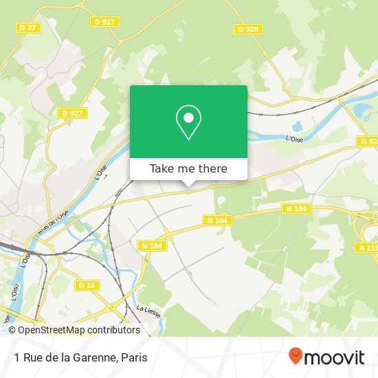 1 Rue de la Garenne map