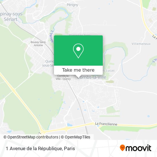 1 Avenue de la République map