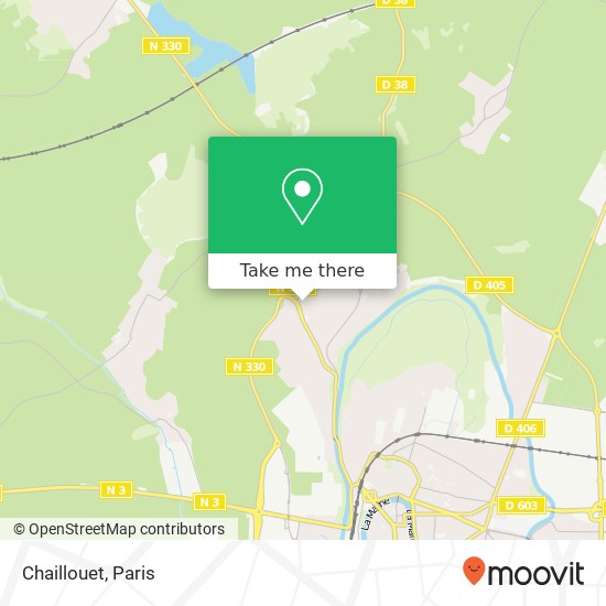 Mapa Chaillouet