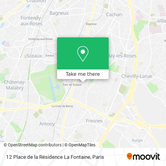 Mapa 12 Place de la Résidence La Fontaine