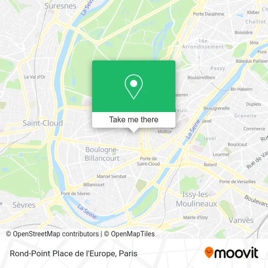 Rond-Point Place de l'Europe map