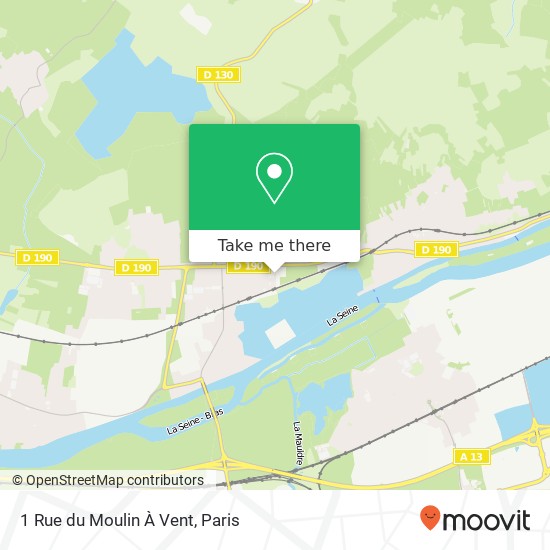 1 Rue du Moulin À Vent map