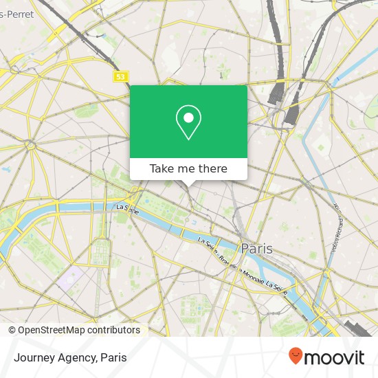 Mapa Journey Agency