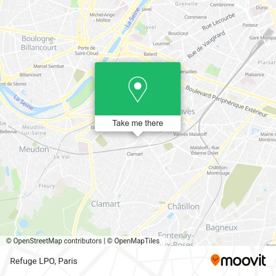 Refuge LPO map
