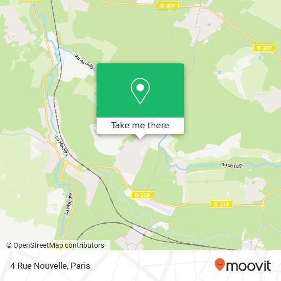 Mapa 4 Rue Nouvelle
