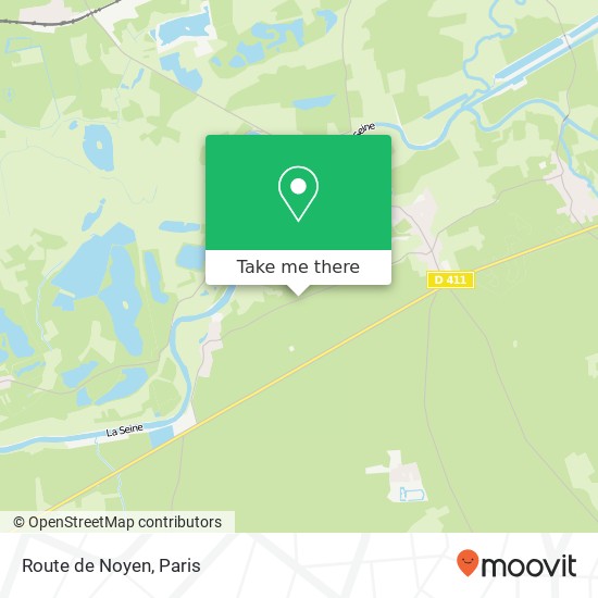 Route de Noyen map
