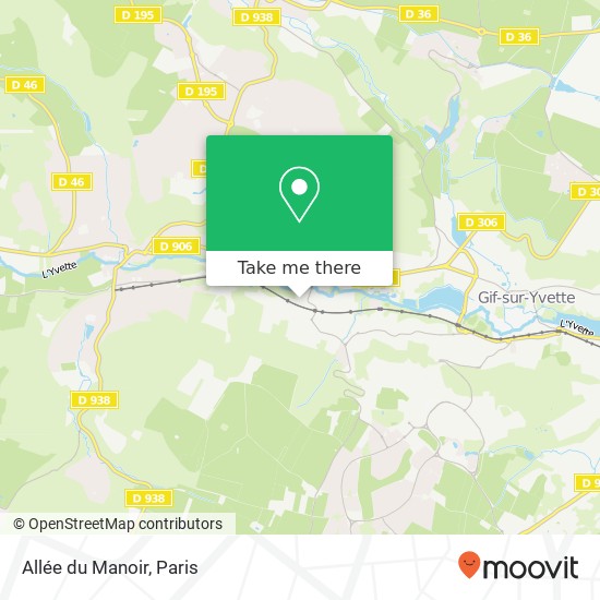 Mapa Allée du Manoir