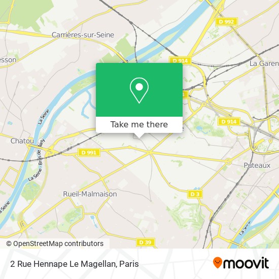 2 Rue Hennape Le Magellan map