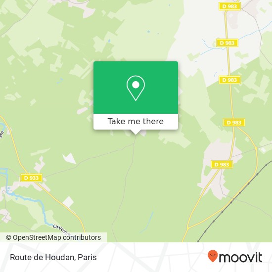 Route de Houdan map