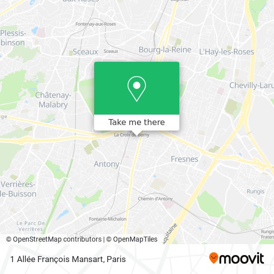 1 Allée François Mansart map
