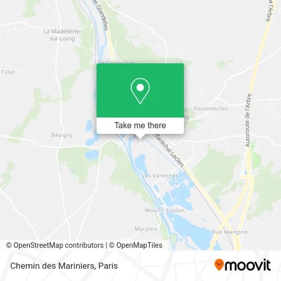 Chemin des Mariniers map