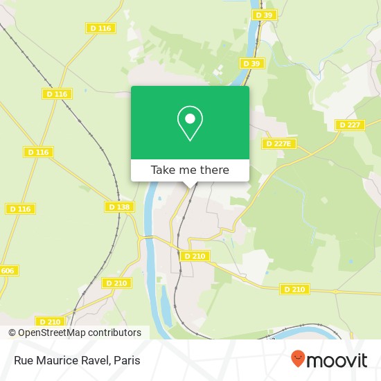 Mapa Rue Maurice Ravel