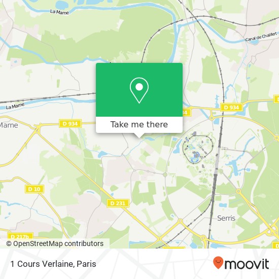 Mapa 1 Cours Verlaine