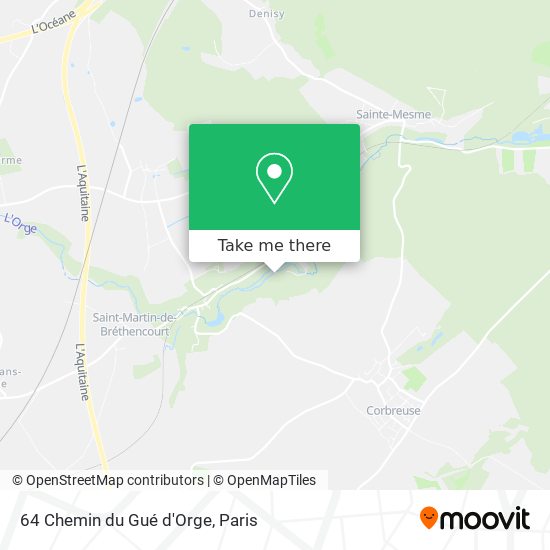 Mapa 64 Chemin du Gué d'Orge