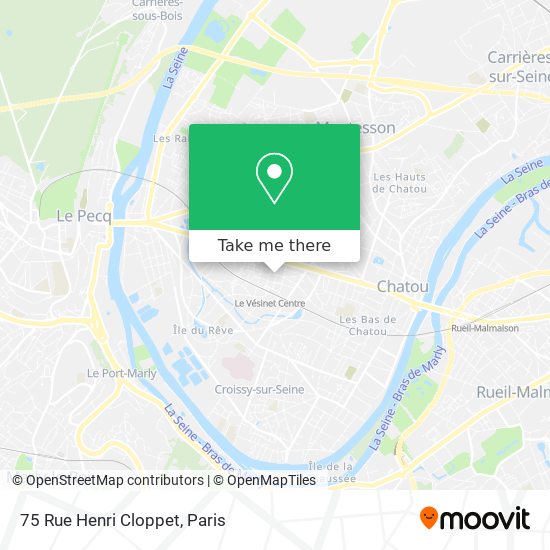 75 Rue Henri Cloppet map