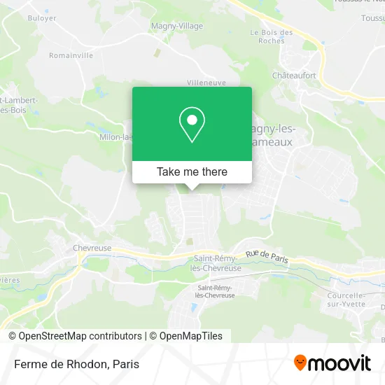 Ferme de Rhodon map