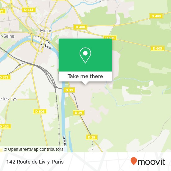 Mapa 142 Route de Livry