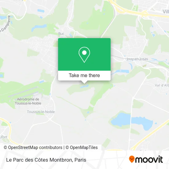 Le Parc des Côtes Montbron map