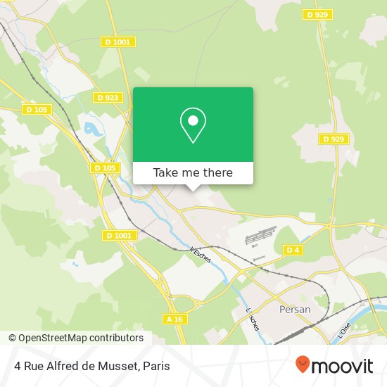 4 Rue Alfred de Musset map