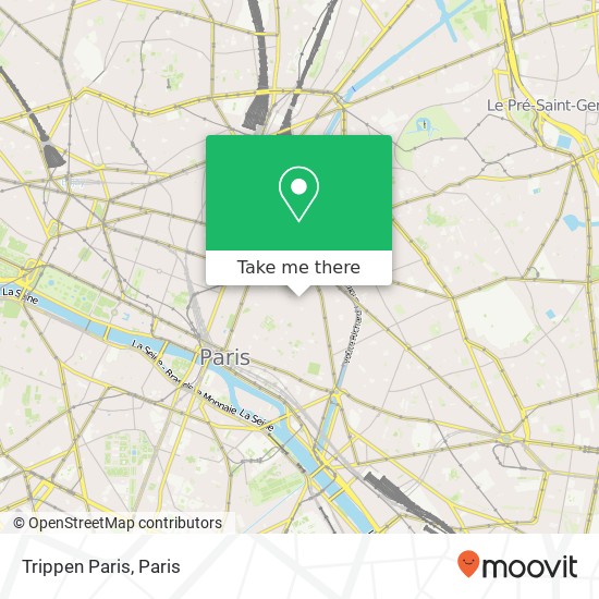 Trippen Paris map