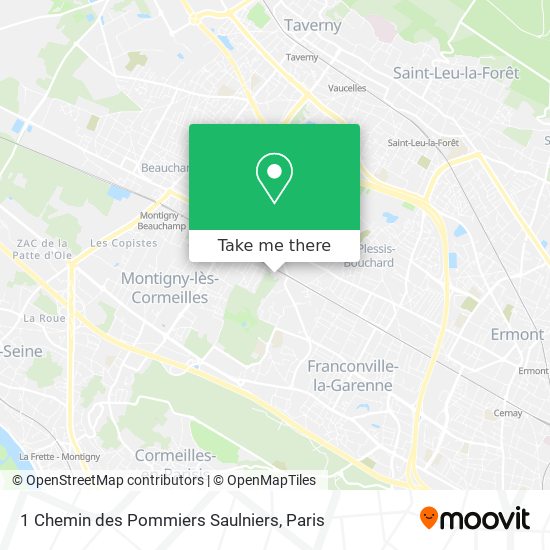 1 Chemin des Pommiers Saulniers map