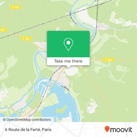 6 Route de la Ferté map