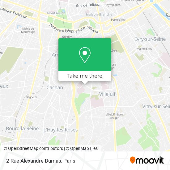 Mapa 2 Rue Alexandre Dumas