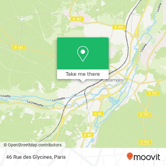 46 Rue des Glycines map