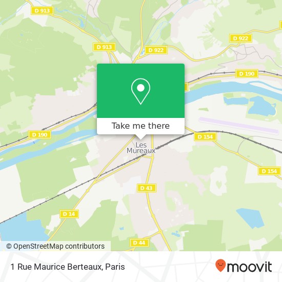 Mapa 1 Rue Maurice Berteaux