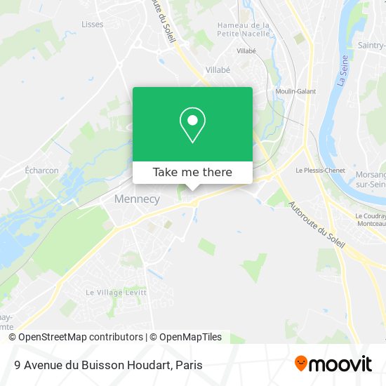 9 Avenue du Buisson Houdart map