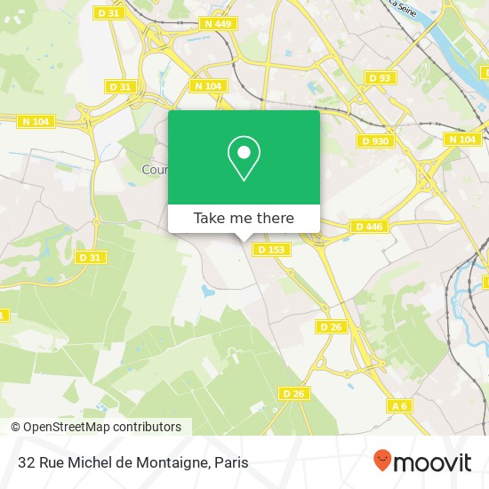 32 Rue Michel de Montaigne map