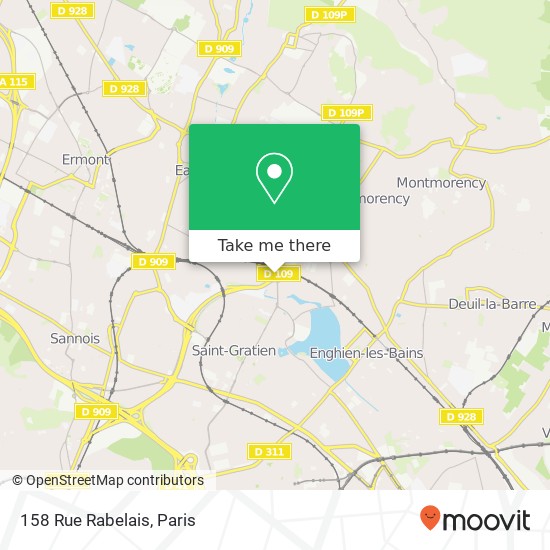 158 Rue Rabelais map