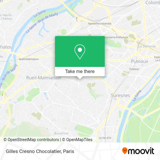 Gilles Cresno Chocolatier map