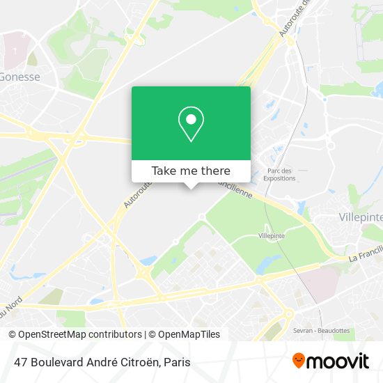 47 Boulevard André Citroën map