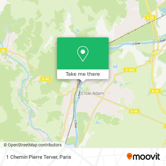 1 Chemin Pierre Terver map