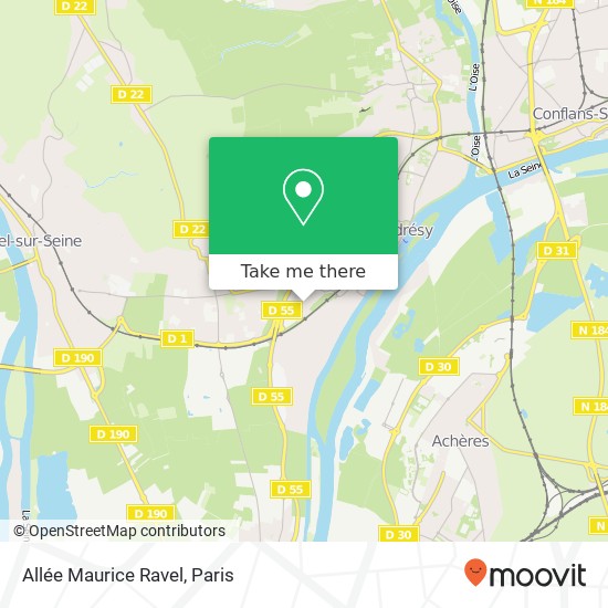 Allée Maurice Ravel map